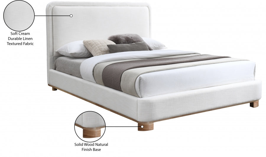 Nolita Linen Textured Fabric Bed