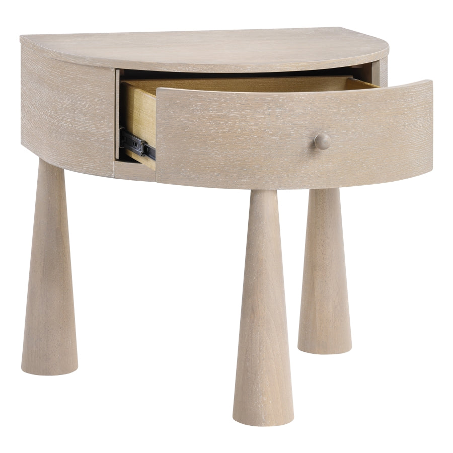 Oasis Acacia Veneer And Solid Wood Nightstand