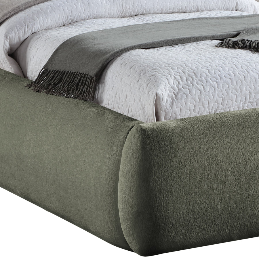 Sandro Chenille Fabric Upholstered Bed