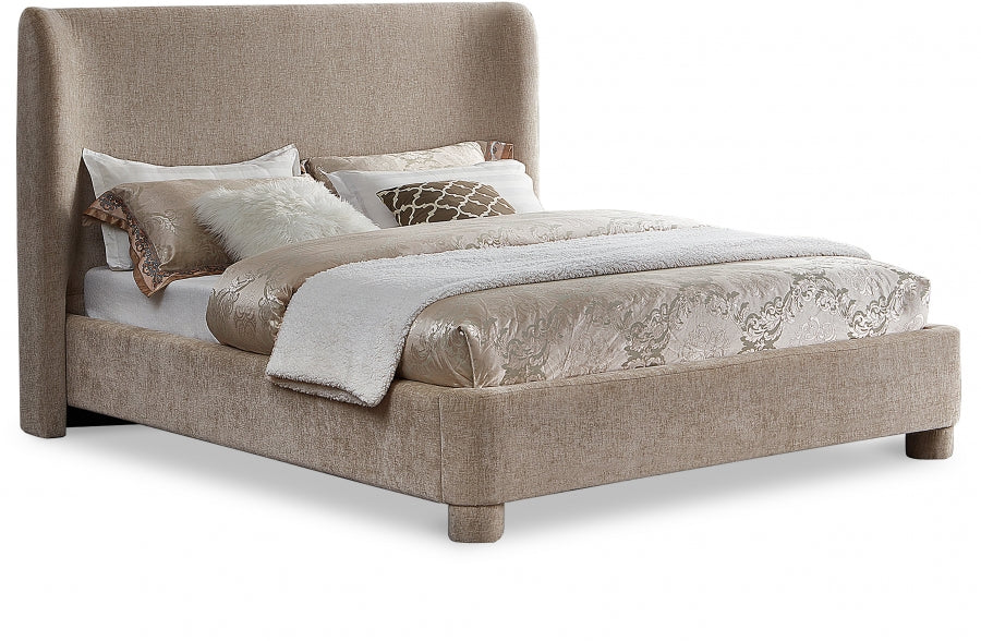 Penny Chenille Upholstered Bed