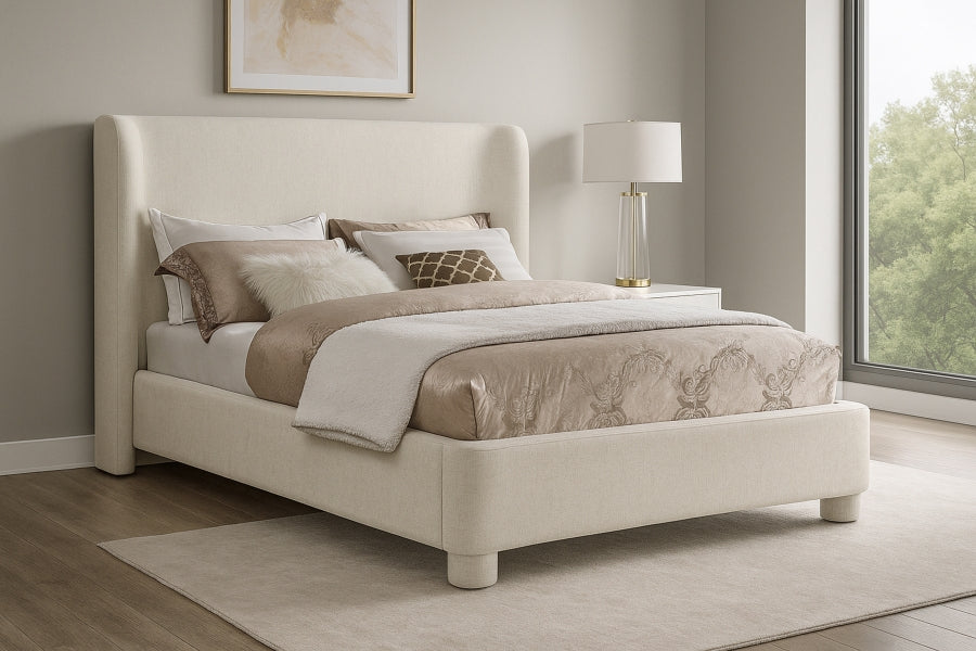 Penny Chenille Upholstered Bed