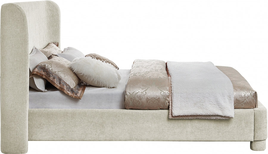Penny Chenille Upholstered Bed