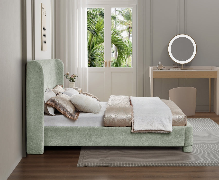 Liana Green Chenille Fabric