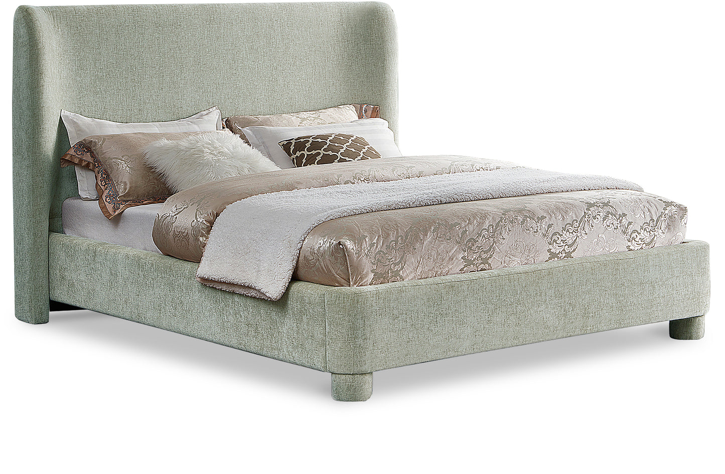 Liana Green Chenille Fabric