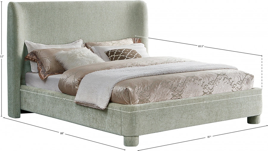 Liana Green Chenille Fabric