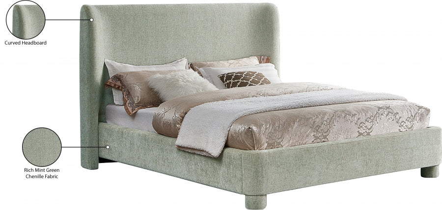 Liana Green Chenille Fabric