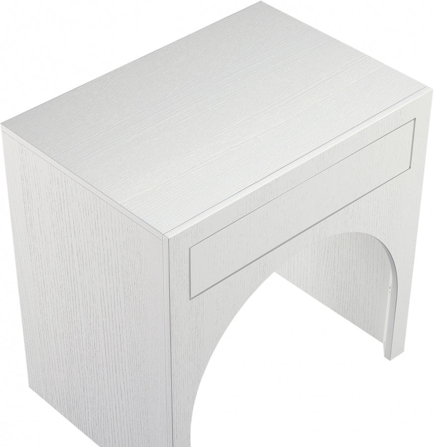 August Oak Veneer Nightstand