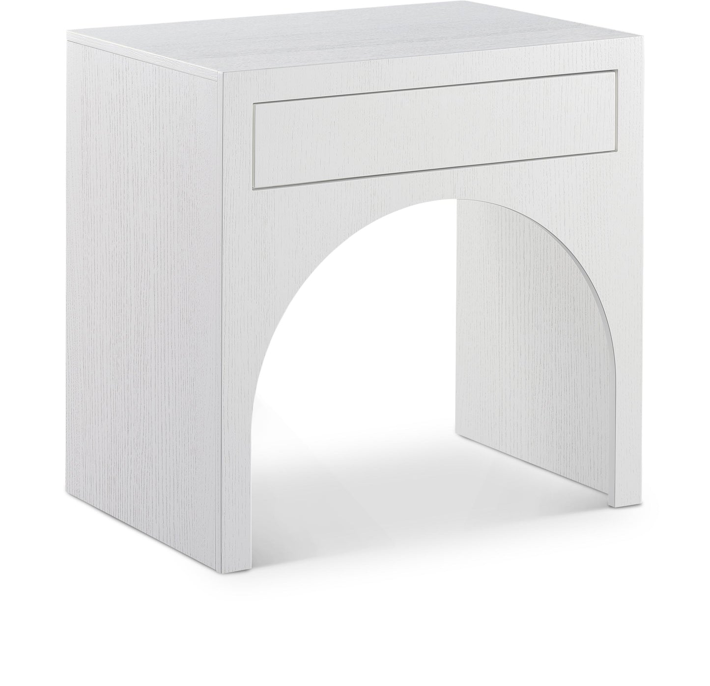August Oak Veneer Nightstand