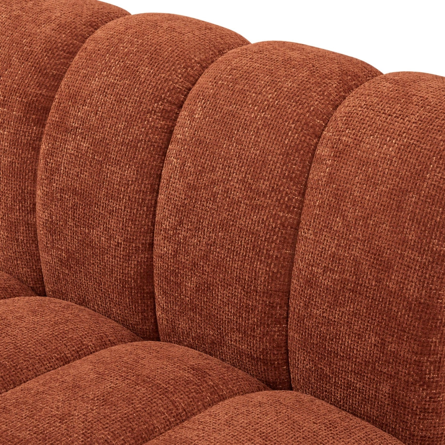Quinn 98" Chenille Fabric Upholstered 5pc. Modular Sectional