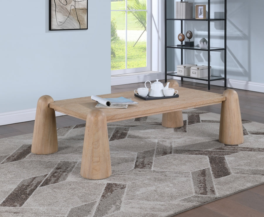 Wyndham Solid Wood And Oak Veneer Coffee Table
