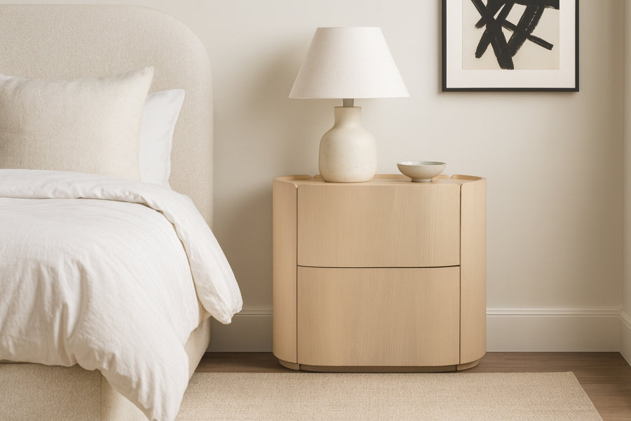 Everett Oak Veneer Night Stand