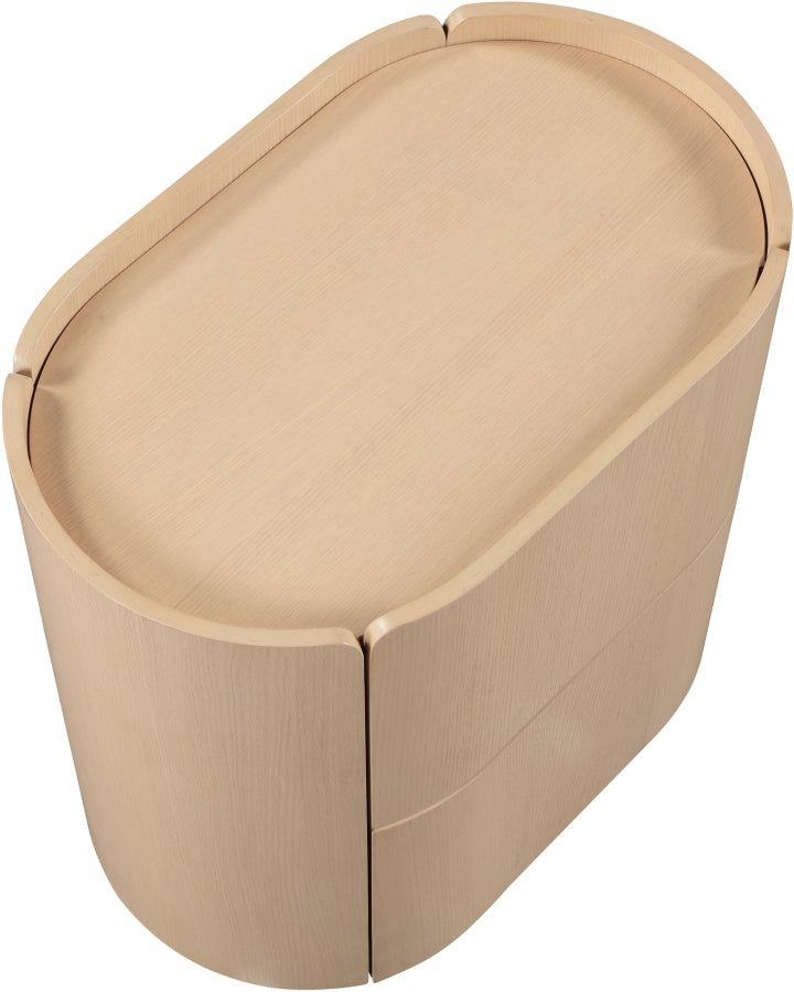 Everett Oak Veneer Night Stand