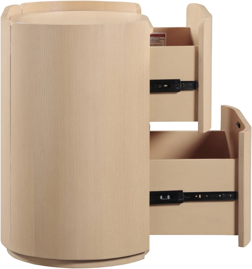 Everett Oak Veneer Night Stand