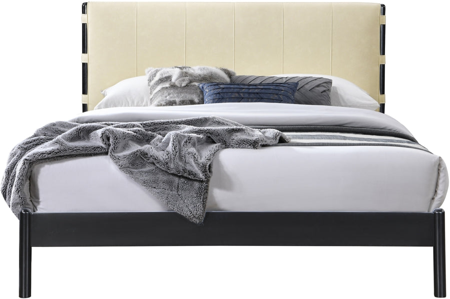 Abigail Vegan Leather Upholstered Bed