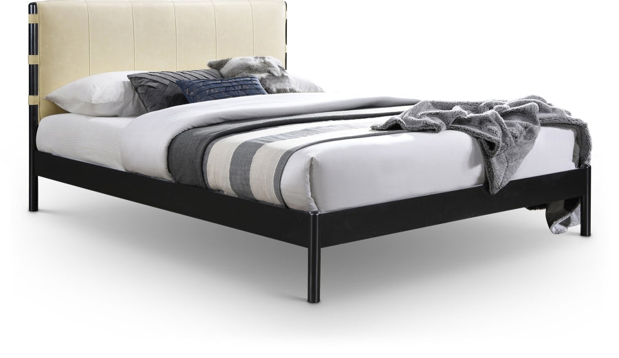 Abigail Vegan Leather Upholstered Bed