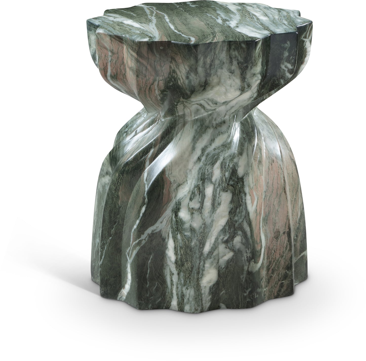 Caserta Marble Finish Indoor / Outdoor Concrete End Table