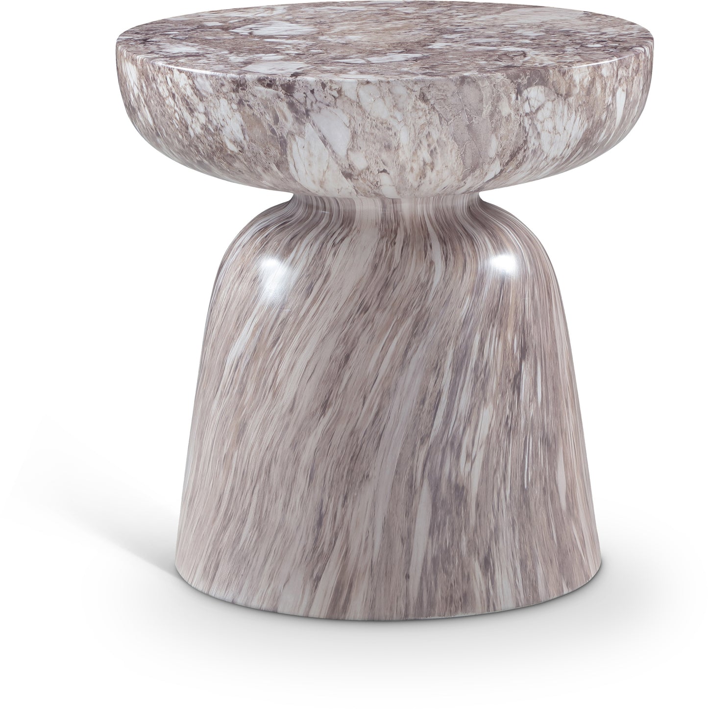 Avellino Marble Finish Indoor / Outdoor Concrete End Table
