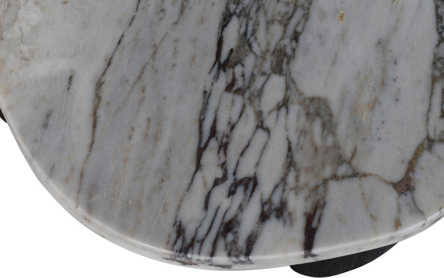 Puglia Marble Top And Oak Wood Base Coffee Table