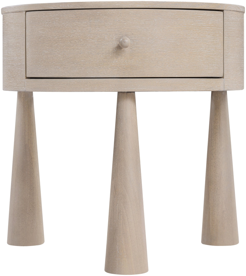 Oasis Acacia Veneer And Solid Wood Nightstand