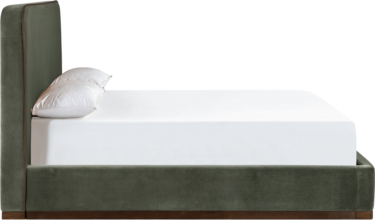 Rava Velvet Upholstered Bed