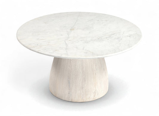 Liona Marble And Mango Wood Coffee Table