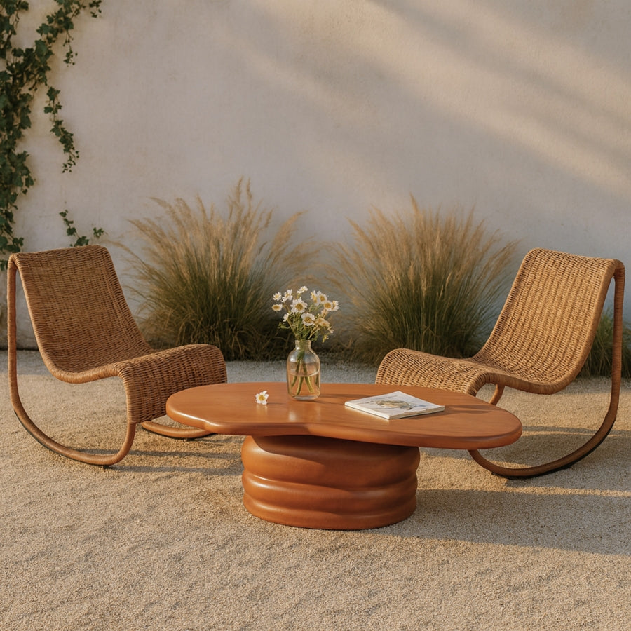 Branna Concrete Indoor/Outdoor Coffee Table