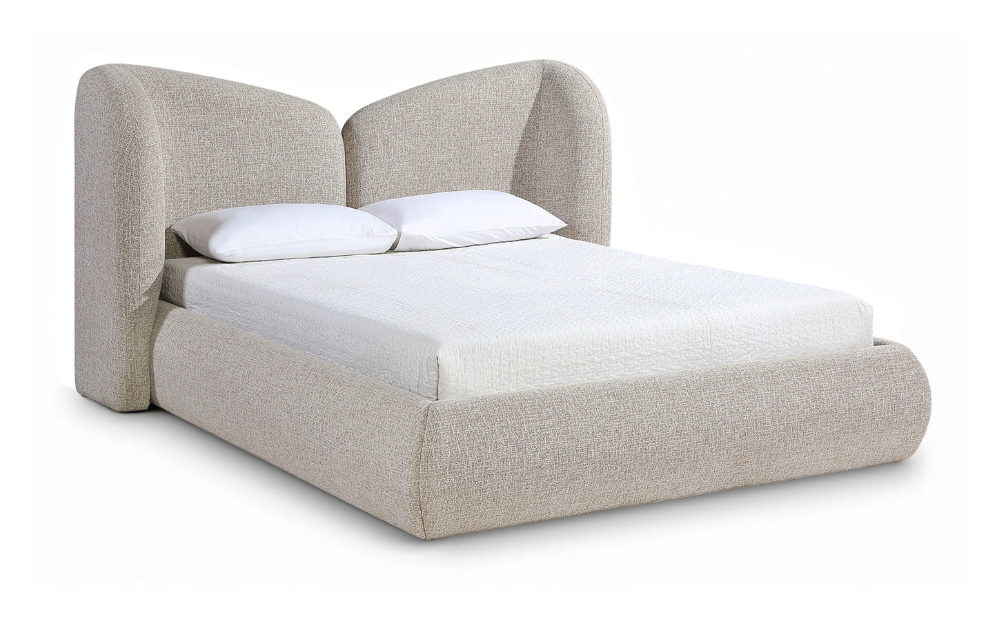 Elowen Chenille Fabric Upholstered Bed