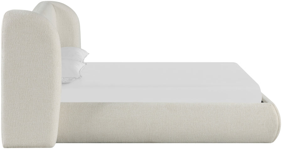 Elowen Chenille Fabric Upholstered Bed