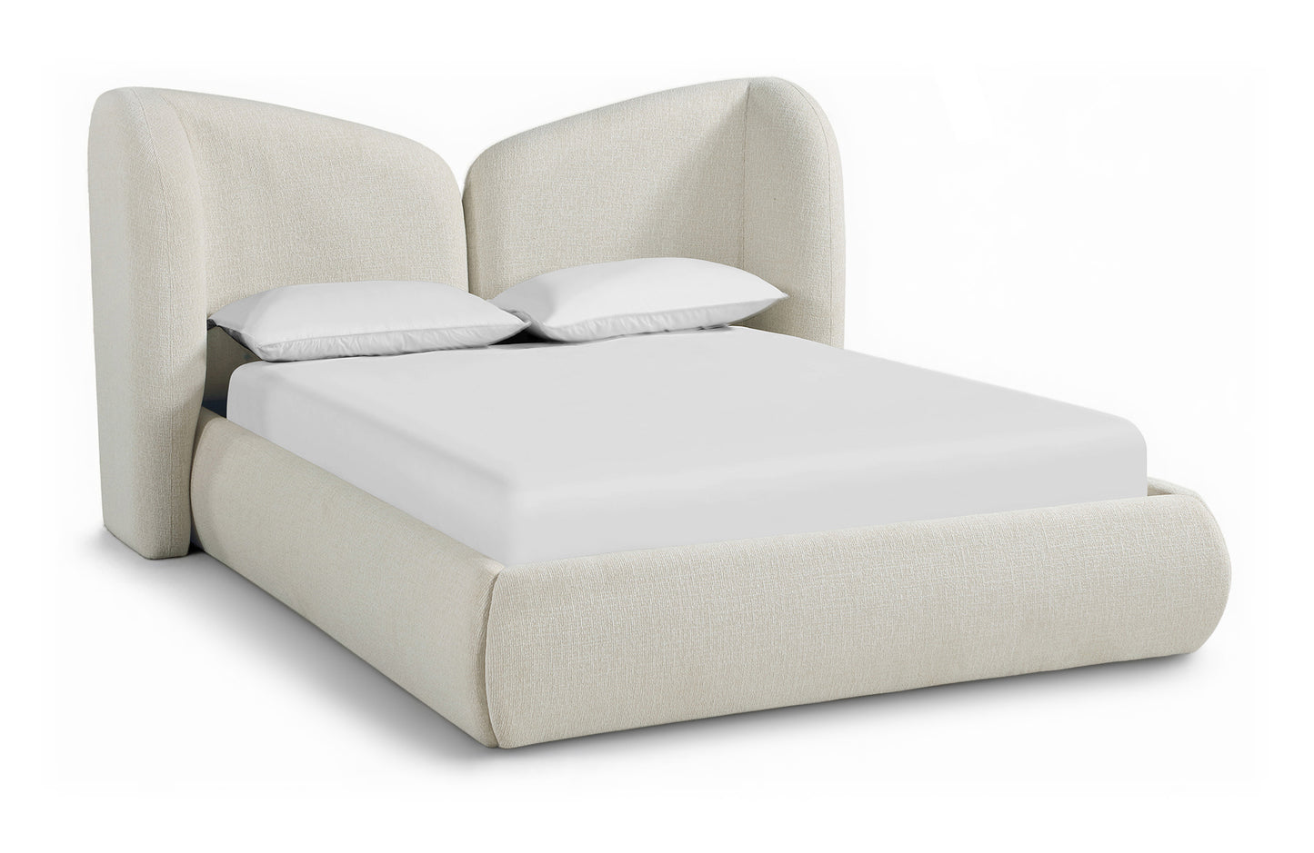 Elowen Chenille Fabric Upholstered Bed